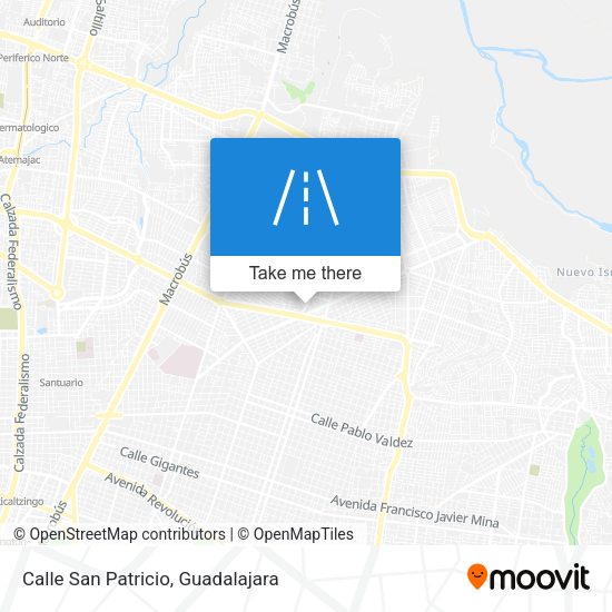 Mapa de Calle San Patricio