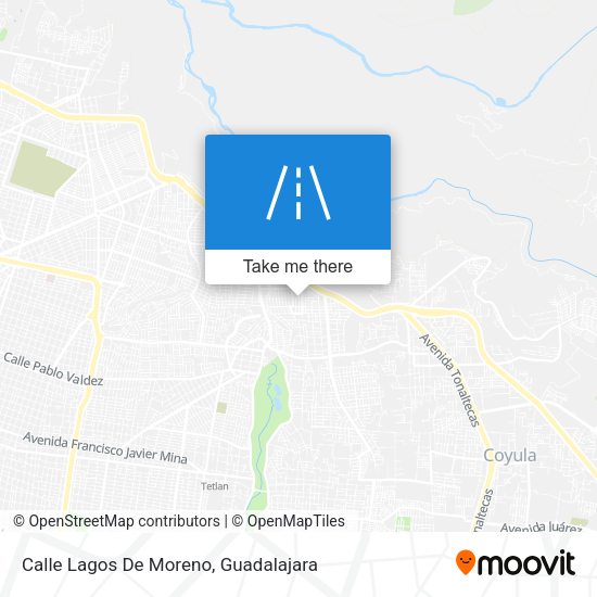 Calle Lagos De Moreno map