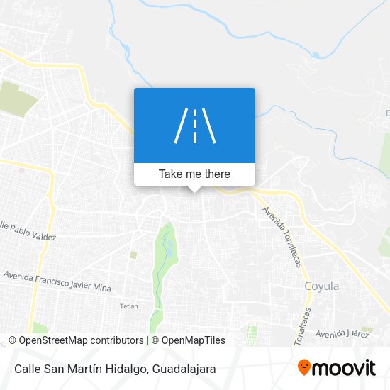 Mapa de Calle San Martín Hidalgo