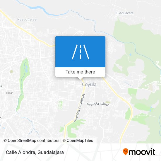 Calle Alondra map