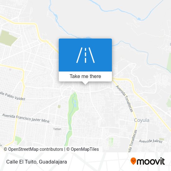 Mapa de Calle El Tuito
