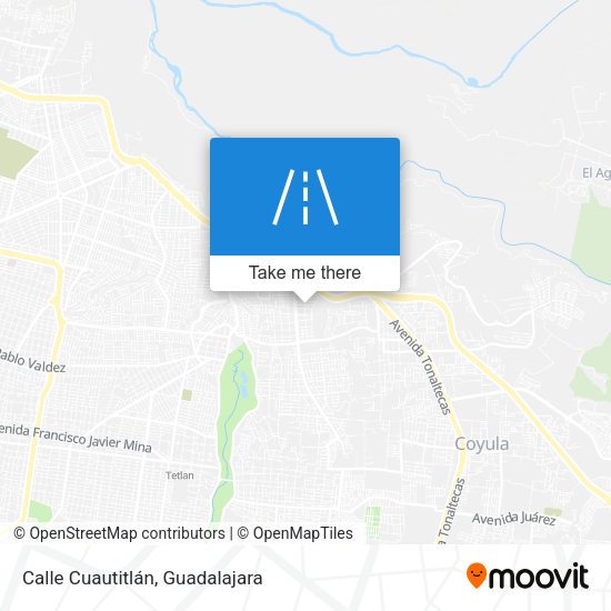 Mapa de Calle Cuautitlán