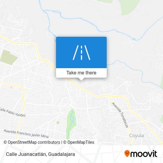 Calle Juanacatlán map