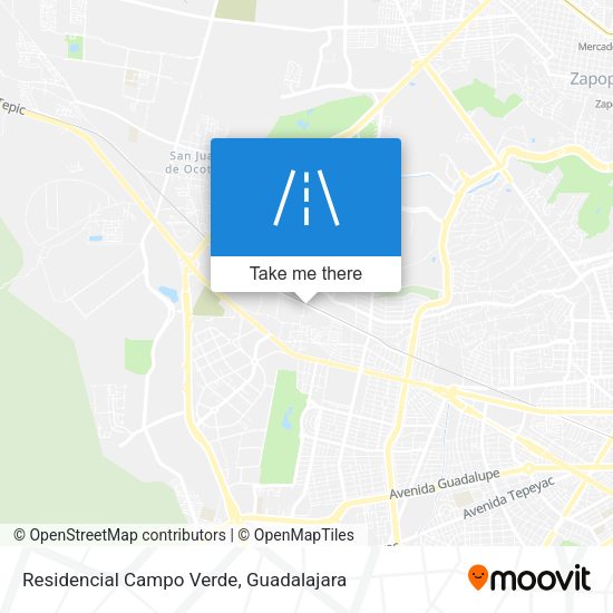 Mapa de Residencial Campo Verde