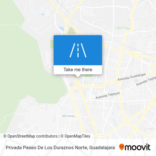 Privada Paseo De Los Duraznos Norte map