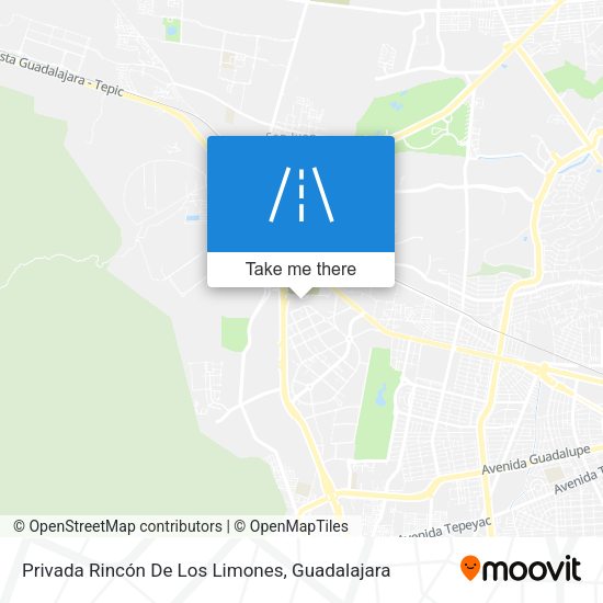 Mapa de Privada Rincón De Los Limones
