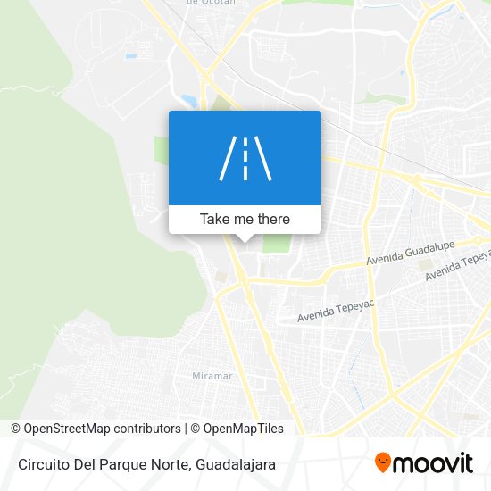 Circuito Del Parque Norte map