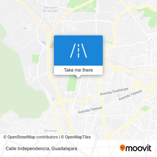 Calle Independencia map