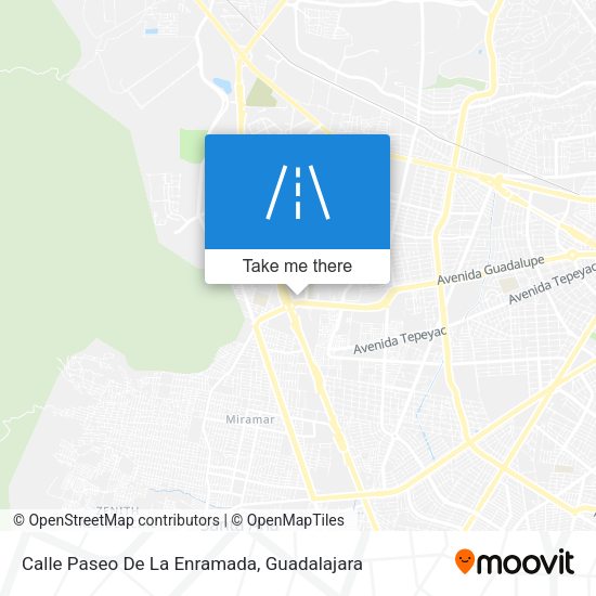 Calle Paseo De La Enramada map