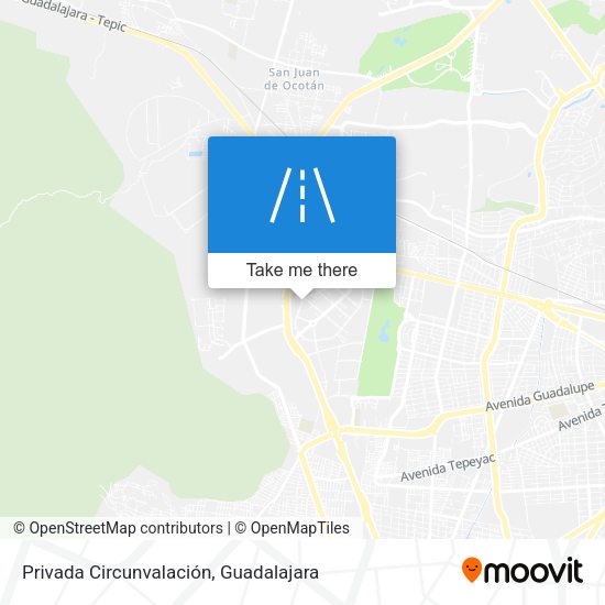Mapa de Privada Circunvalación