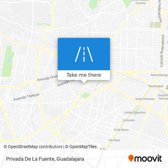 Privada De La Fuente map