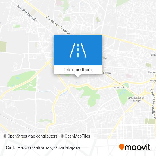 Mapa de Calle Paseo Galeanas