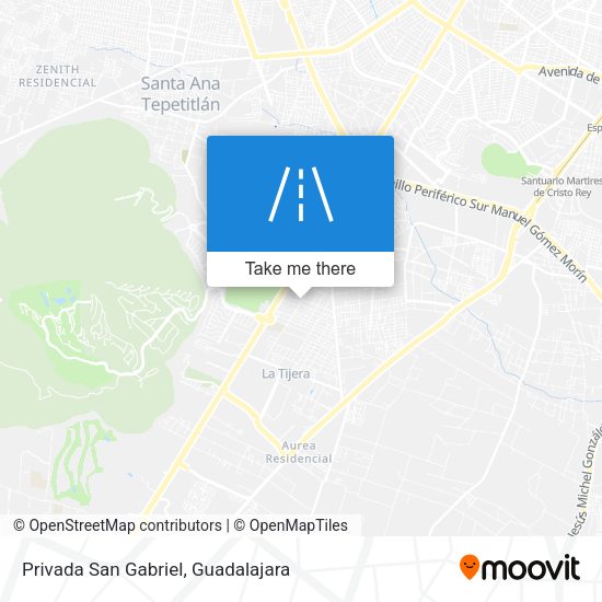 Privada San Gabriel map