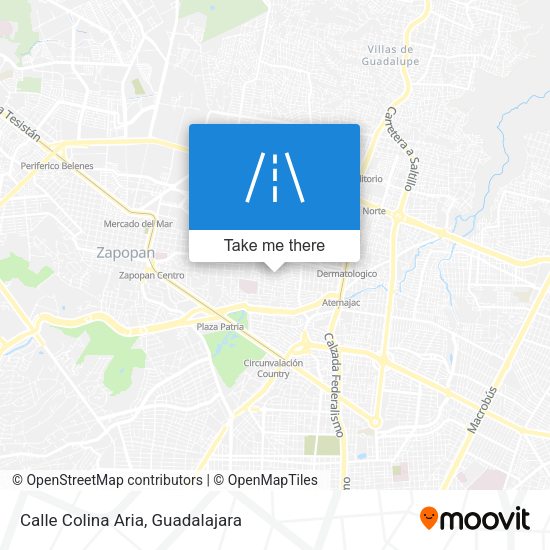Calle Colina Aria map