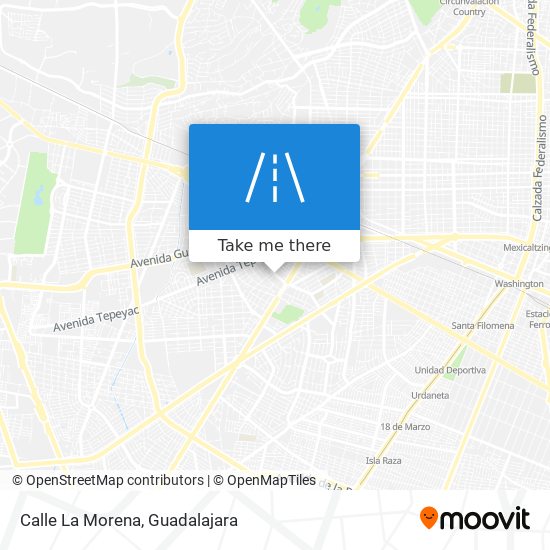 Calle La Morena map