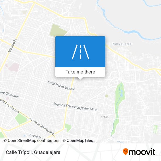 Mapa de Calle Trípoli