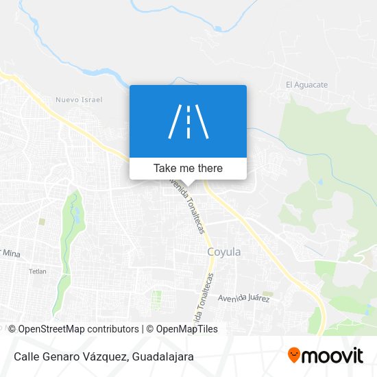 Mapa de Calle Genaro Vázquez