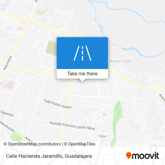 Mapa de Calle Hacienda Jaramillo