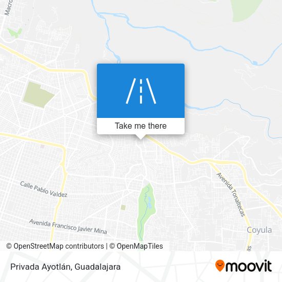 Privada Ayotlán map