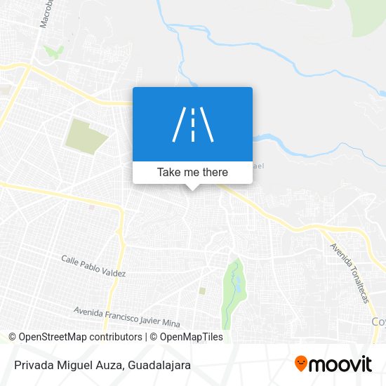 Mapa de Privada Miguel Auza