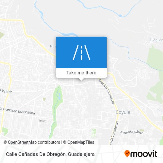 Mapa de Calle Cañadas De Obregón