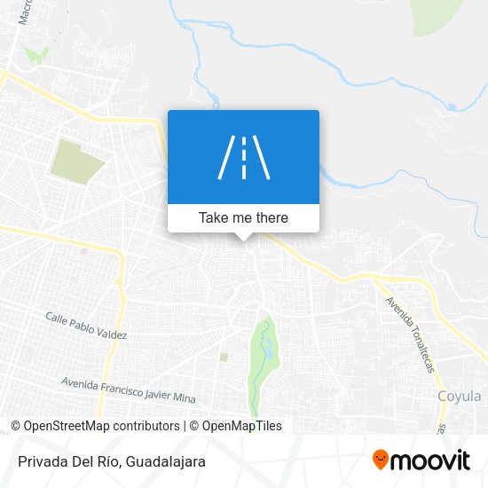 Privada Del Río map