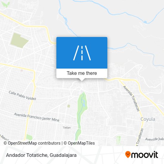 Andador Totatiche map