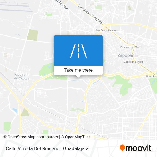 Calle Vereda Del Ruiseñor map
