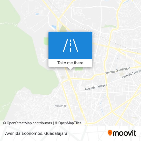 Avenida Ecónomos map