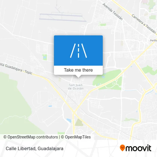 Calle Libertad map