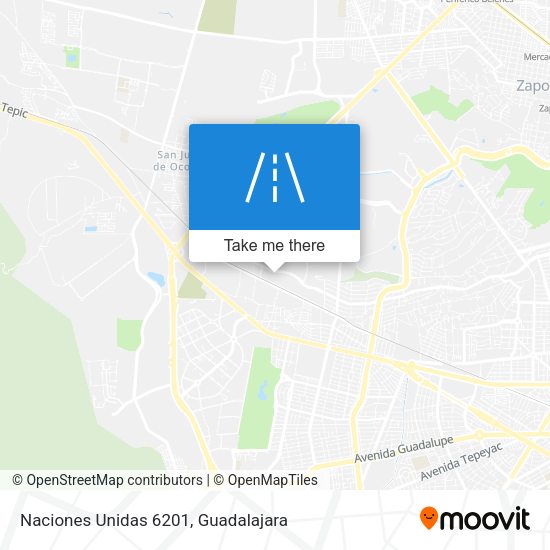 Naciones Unidas 6201 map