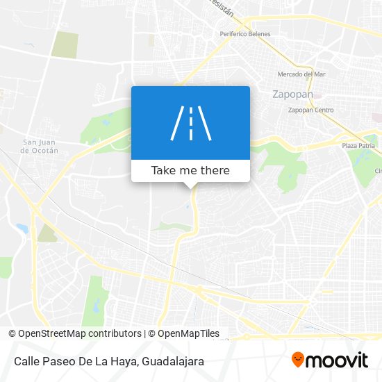 Calle Paseo De La Haya map