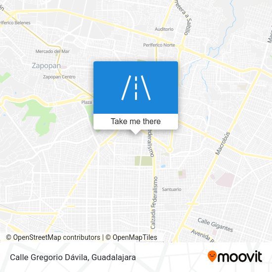 Calle Gregorio Dávila map