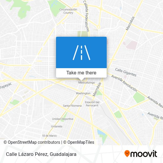Calle Lázaro Pérez map