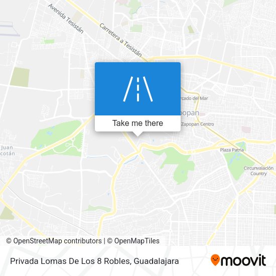 Mapa de Privada Lomas De Los 8 Robles
