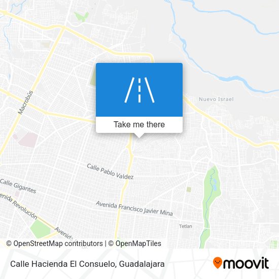 Calle Hacienda El Consuelo map