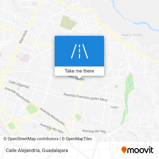 Calle Alejandría map