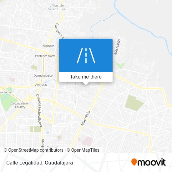Mapa de Calle Legalidad
