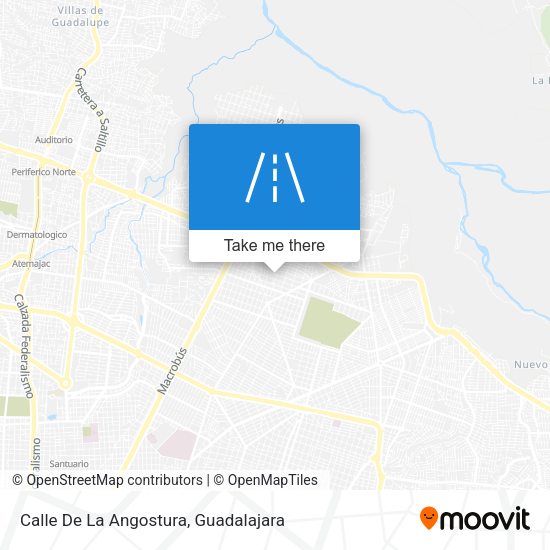 Calle De La Angostura map