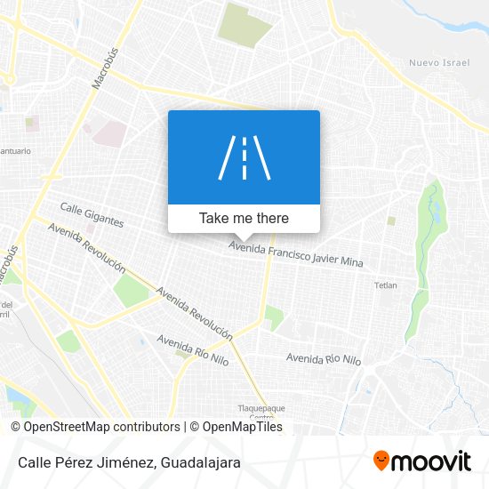 Calle Pérez Jiménez map