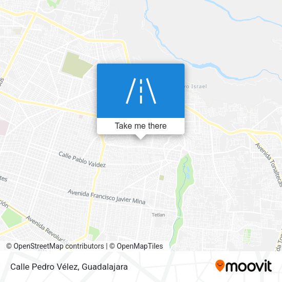 Calle Pedro Vélez map