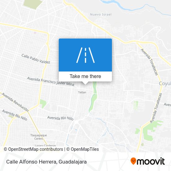 Mapa de Calle Alfonso Herrera