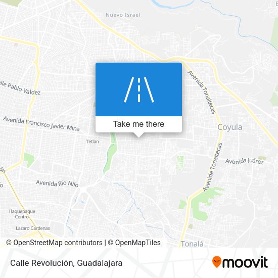 Mapa de Calle Revolución