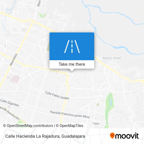 Mapa de Calle Hacienda La Rajadura