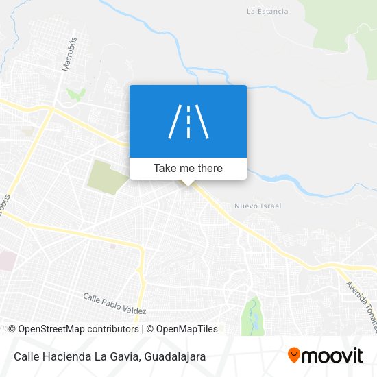 Calle Hacienda La Gavia map