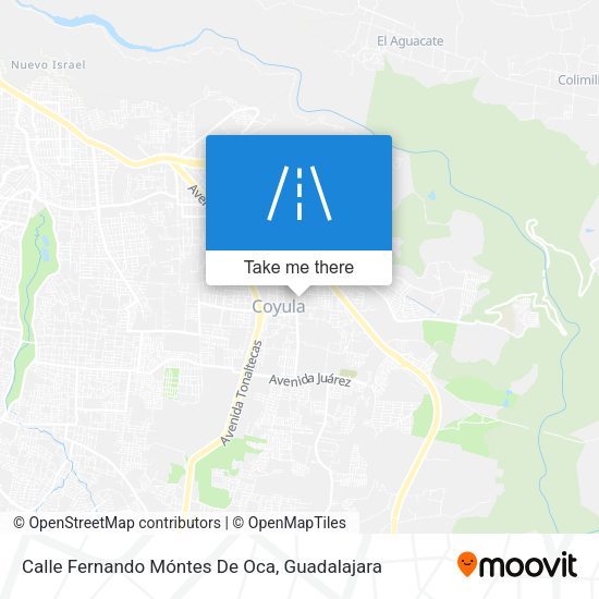 Calle Fernando Móntes De Oca map