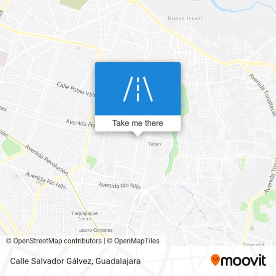 Mapa de Calle Salvador Gálvez