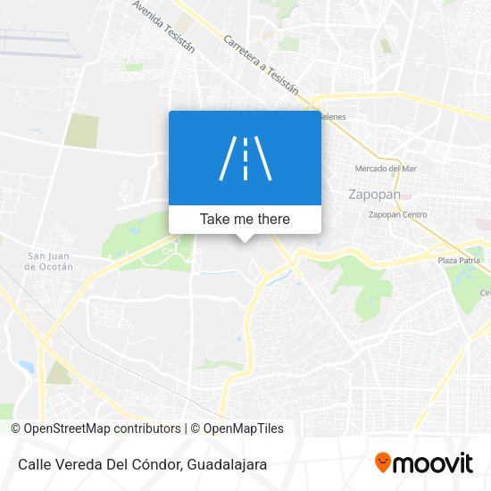 Calle Vereda Del Cóndor map