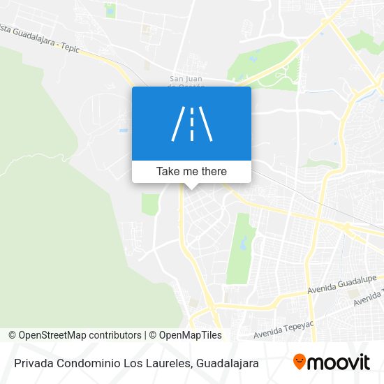 Privada Condominio Los Laureles map