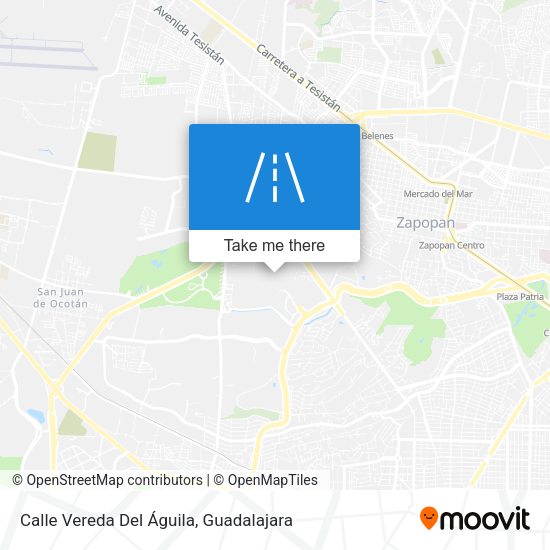 Mapa de Calle Vereda Del Águila